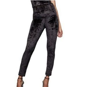 Good American  Crushed Velvet Disco Pant NWT